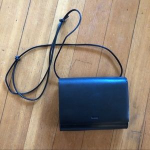 Baggu Black Leather Purse